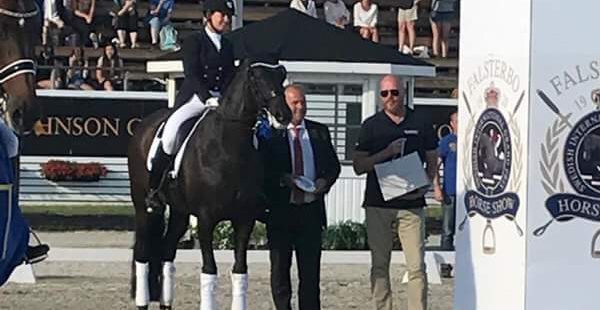 2a plats i CDI3* Grand Prix Freestyle to Music på Falsterbo Horse Show