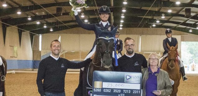 Paulinda vann andra kvalet i LiveArena och DressagePower Grand Prix Tour