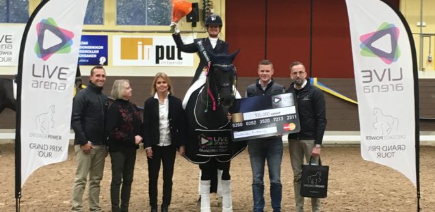 Paulinda vann finalen i LiveArena och DressagePower Grand Prix Tour